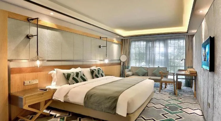Bed in Hangzhou Cosy Park Hotel