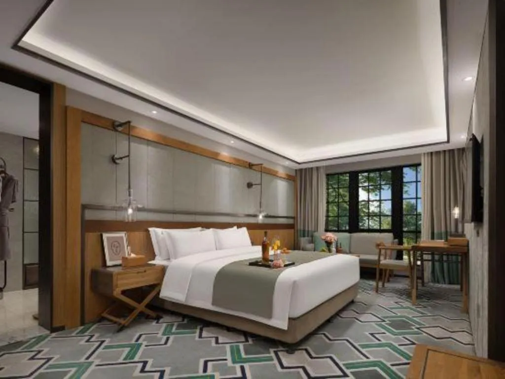 Bed in Hangzhou Cosy Park Hotel