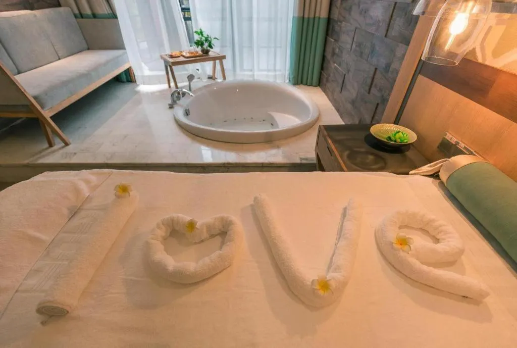 Bed in Hangzhou Cosy Park Hotel