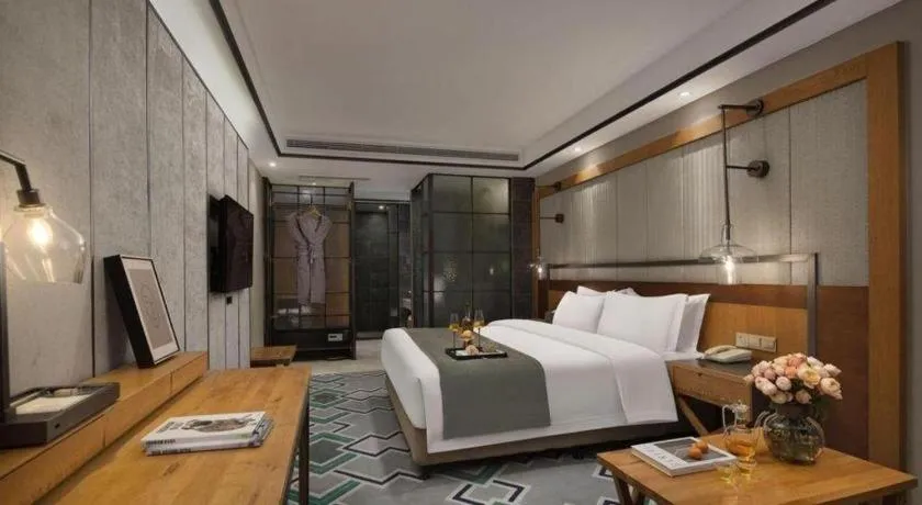 Bed in Hangzhou Cosy Park Hotel