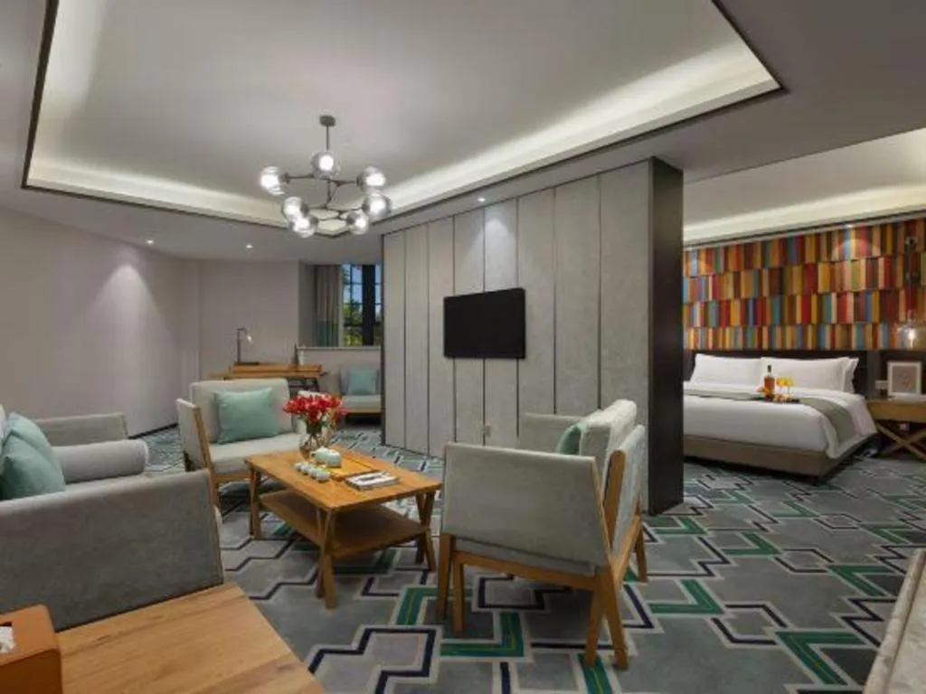 Bed in Hangzhou Cosy Park Hotel