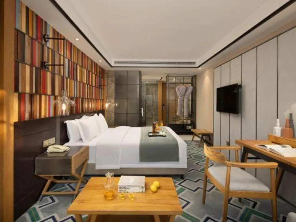 Bed in Hangzhou Cosy Park Hotel