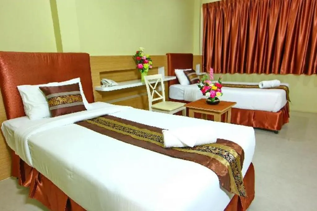 Bed in The Pine Resort