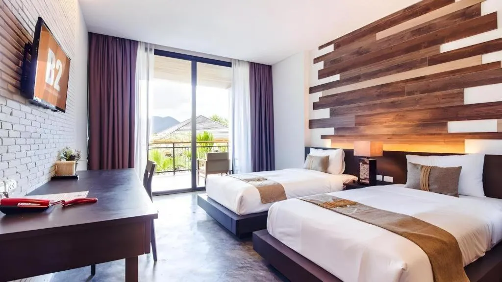 Bed in B2 Pai Premier Resort