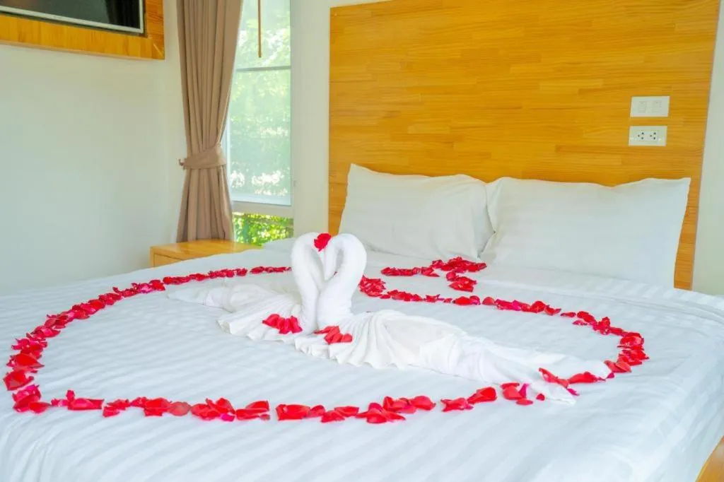 Bed in The White House Boutique Resort