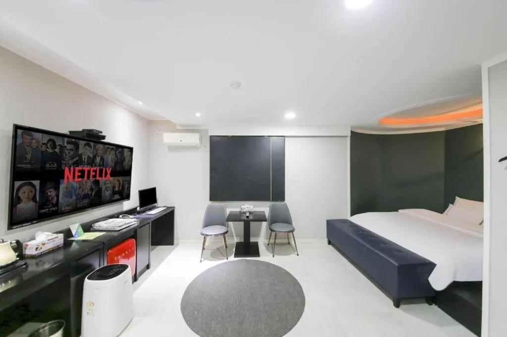 Bed in Hotel Primo Daejeon