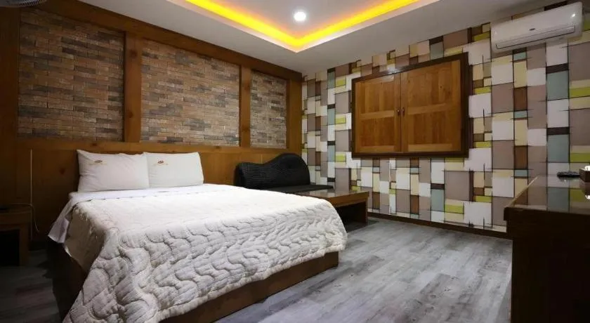 Bed in Hotel Primo Daejeon