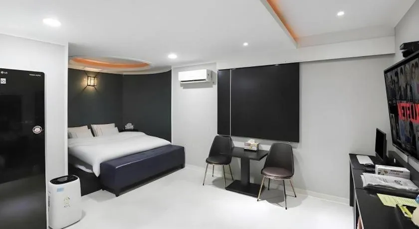 Bed in Hotel Primo Daejeon