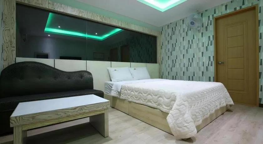 Bed in Hotel Primo Daejeon