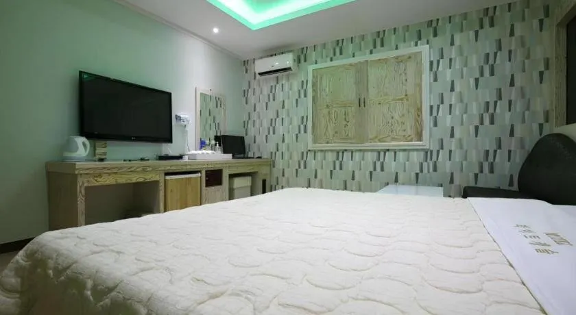 Bed in Hotel Primo Daejeon