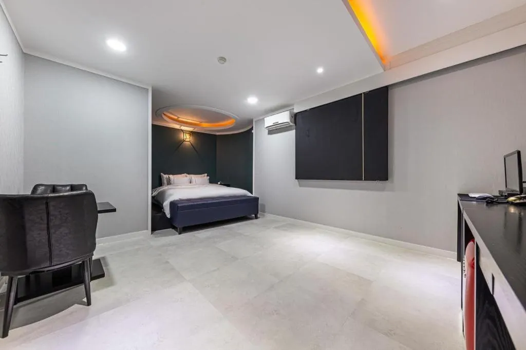 Bed in Hotel Primo Daejeon