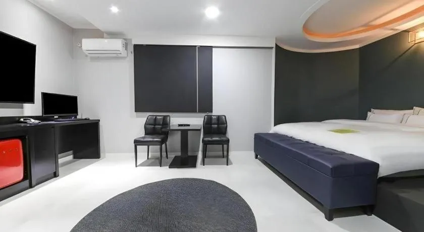 Bed in Hotel Primo Daejeon