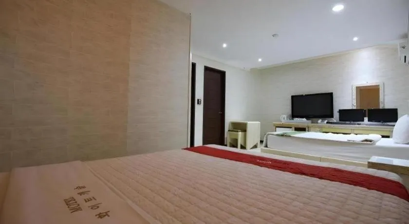 Bed in Hotel Primo Daejeon