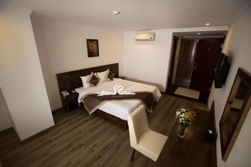 Bed in Grand Sea View Hotel