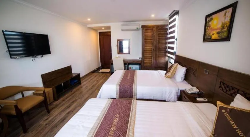 Bed in Grand Sea View Hotel