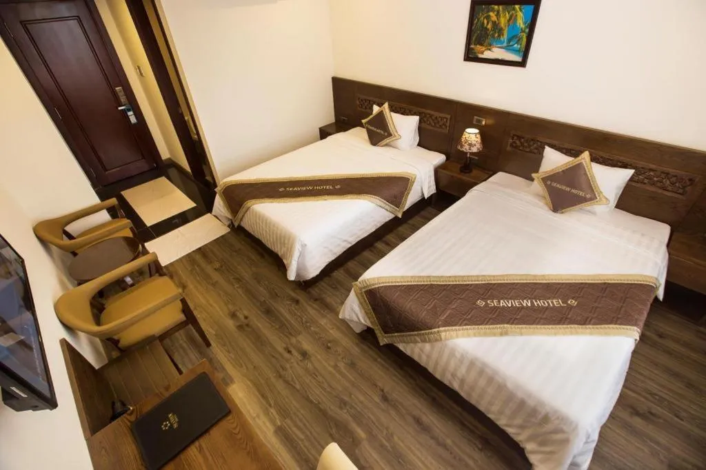 Bed in Grand Sea View Hotel