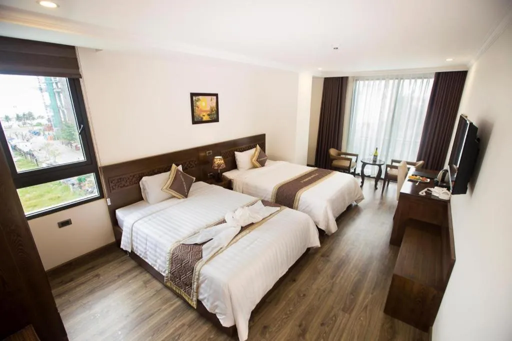 Bed in Grand Sea View Hotel