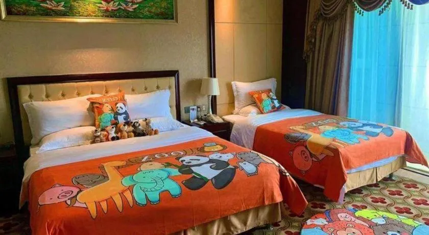 Bed in Taishan Bojue Hotel