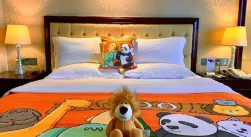 Bed in Taishan Bojue Hotel