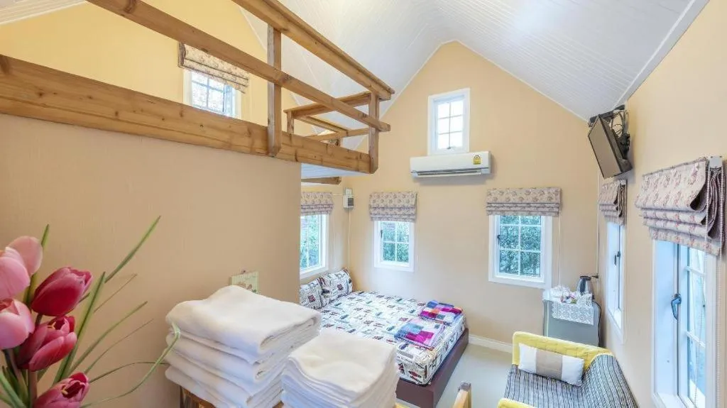 Bed in Greenview Resort