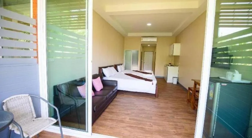 Bed in Baan Suan Aou Khai