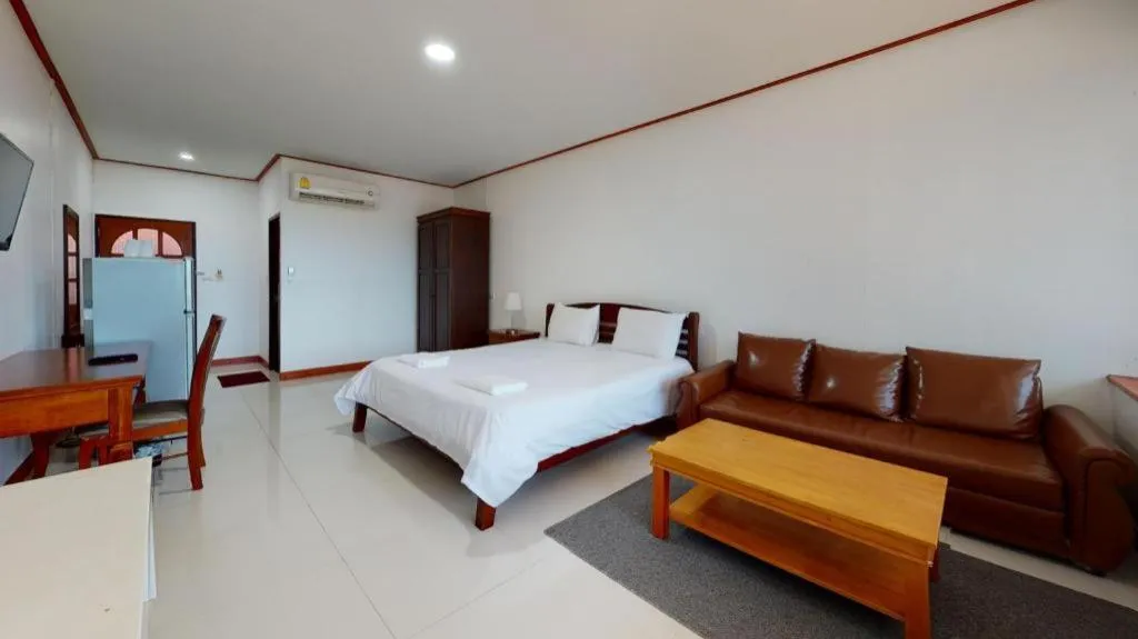 Bed in Baan Suan Aou Khai