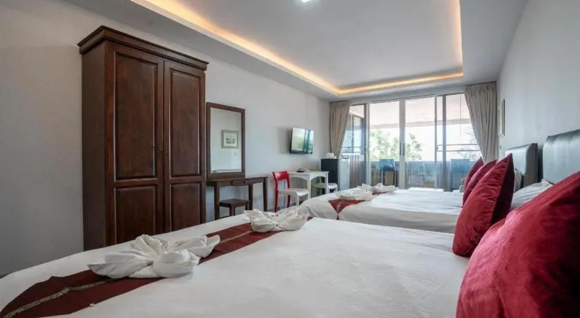 Bed in Baan Suan Aou Khai