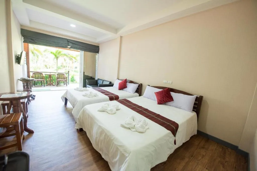 Bed in Baan Suan Aou Khai