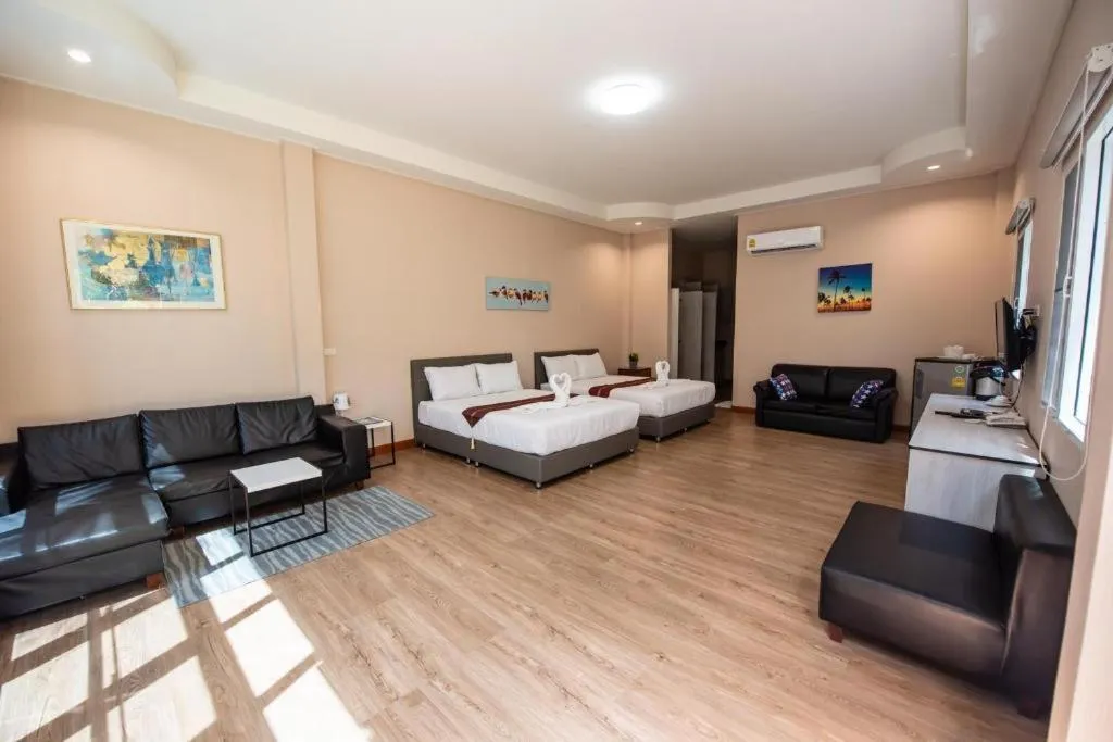 Bed in Baan Suan Aou Khai