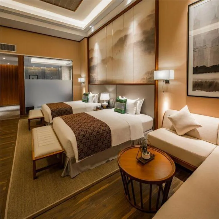 Bed in Country Garden Hot Spring Hotel Huizhou