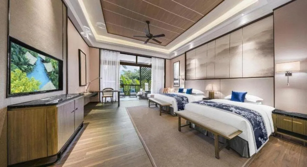 Bed in Country Garden Hot Spring Hotel Huizhou