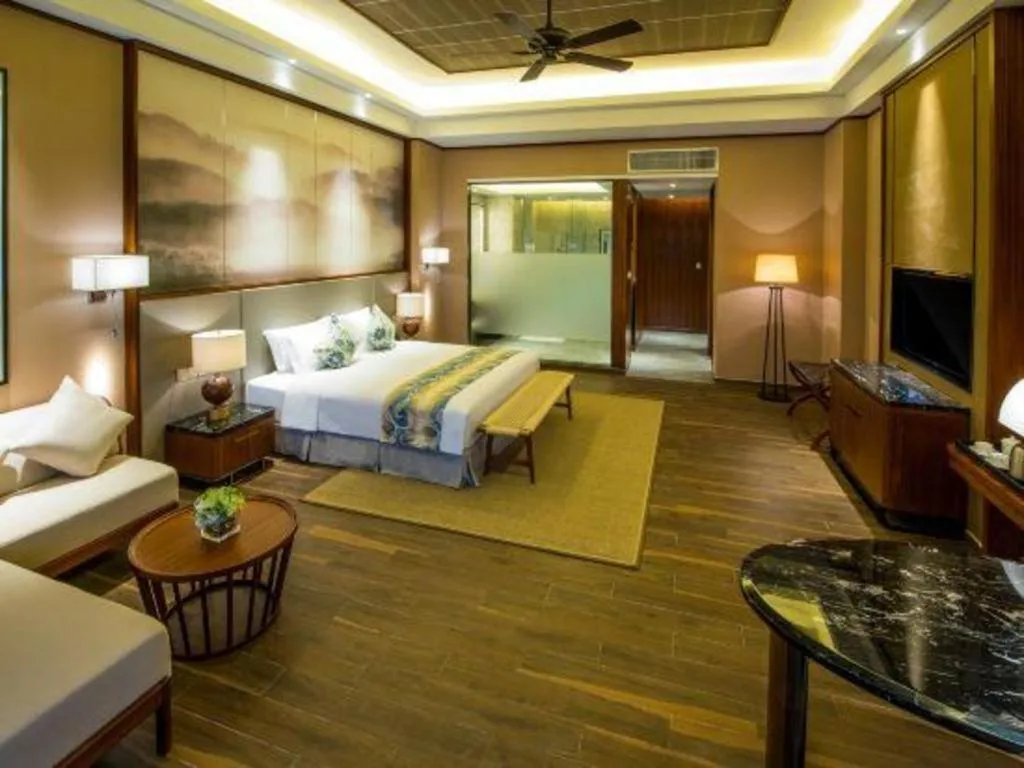 Bed in Country Garden Hot Spring Hotel Huizhou