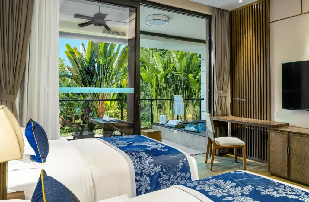 Bed in Country Garden Hot Spring Hotel Huizhou