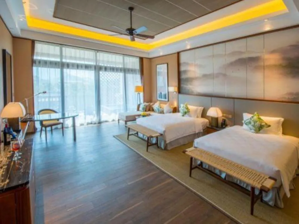 Bed in Country Garden Hot Spring Hotel Huizhou