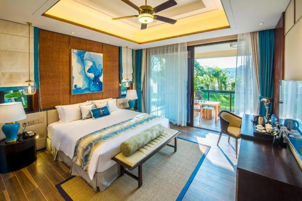 Bed in Country Garden Hot Spring Hotel Huizhou