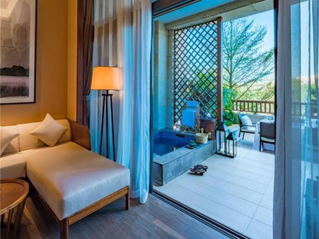 Bed in Country Garden Hot Spring Hotel Huizhou