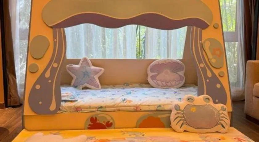 Bed in Country Garden Hot Spring Hotel Huizhou