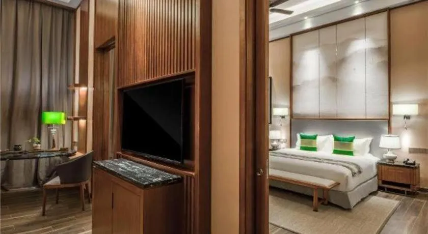 Bed in Country Garden Hot Spring Hotel Huizhou