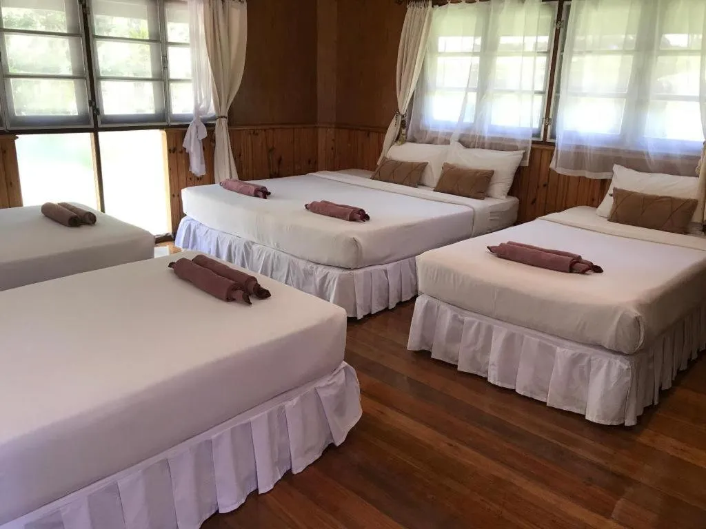 Bed in Ko Kut Ao Phrao Beach Resort