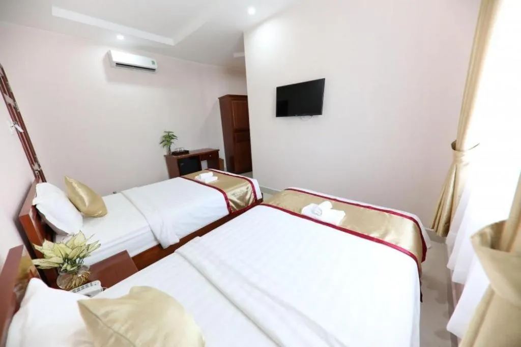 Bed in Thuan Hai Hotel