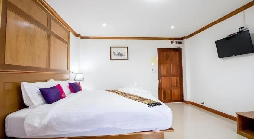 Bed in Thatphanom View Hotel Nakhon