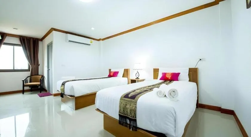 Bed in Thatphanom View Hotel Nakhon