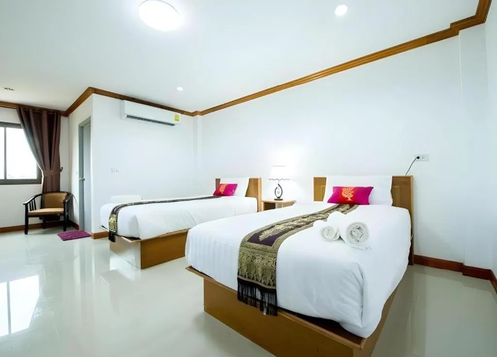 Bed in Thatphanom View Hotel Nakhon