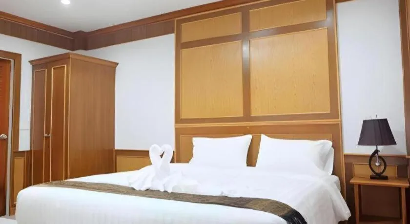 Bed in Thatphanom View Hotel Nakhon