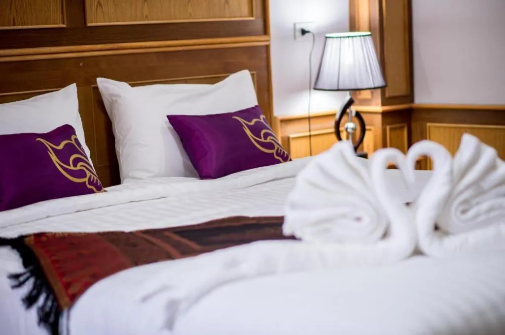 Bed in Thatphanom View Hotel Nakhon