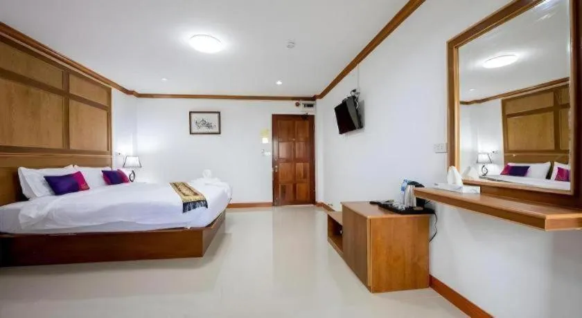 Bed in Thatphanom View Hotel Nakhon