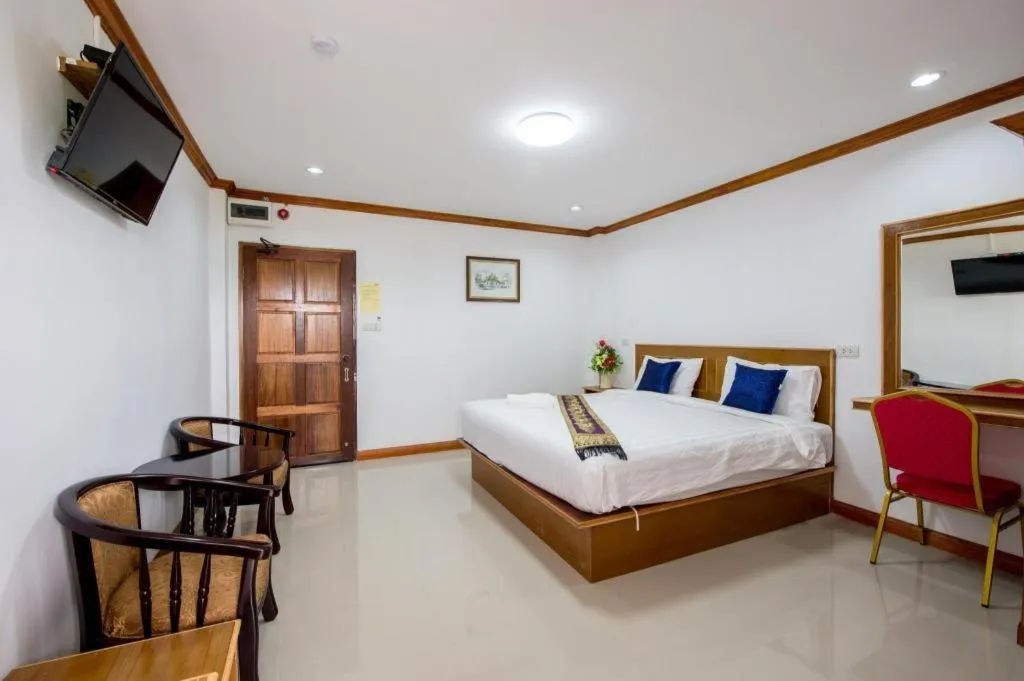 Bed in Thatphanom View Hotel Nakhon