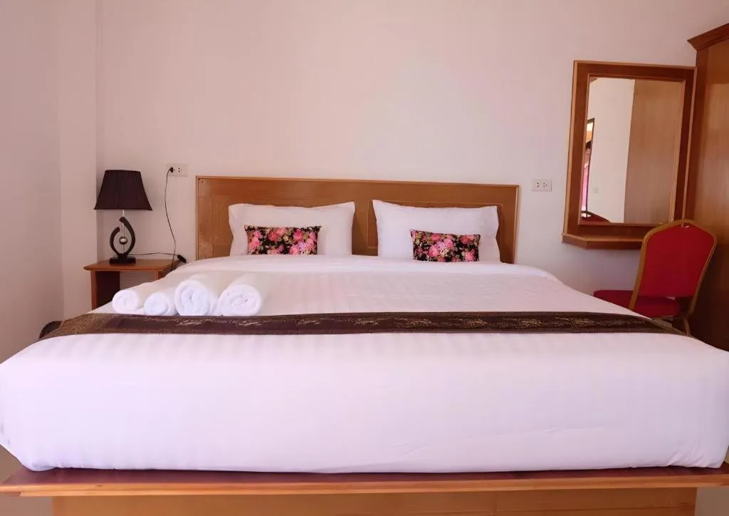 Bed in Thatphanom View Hotel Nakhon