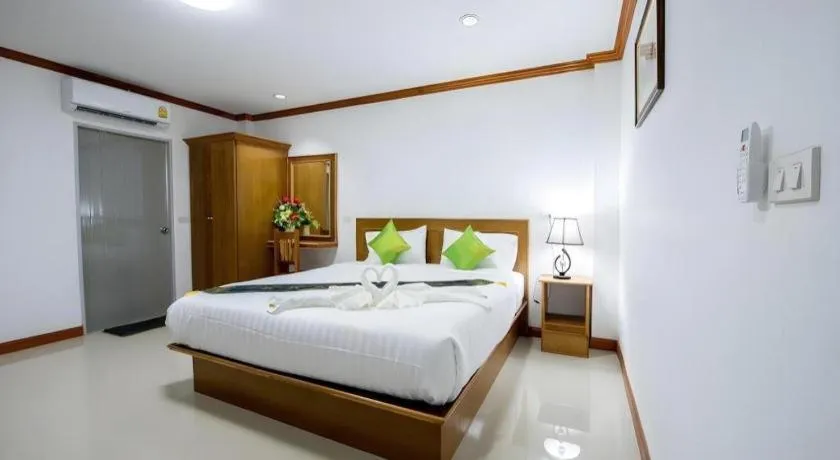 Bed in Thatphanom View Hotel Nakhon
