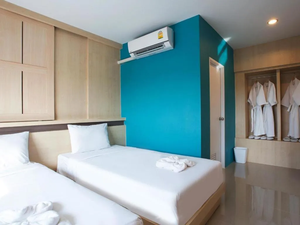 Bed in B2 Buriram Boutique and Budget Hotel